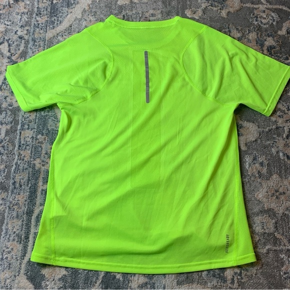 Adidas Green Short Sleeve Performance Tee - Picture 2 of 5